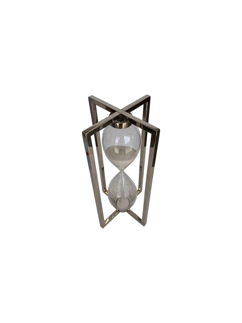 NICKLE FINISH SAND TIMER image 1